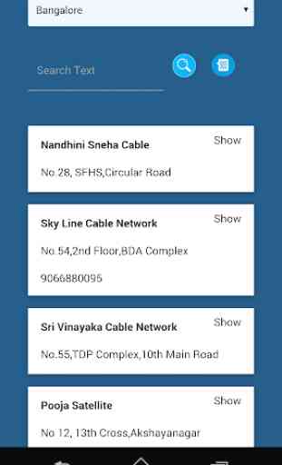 Cable TV & Broadband Operator search 4