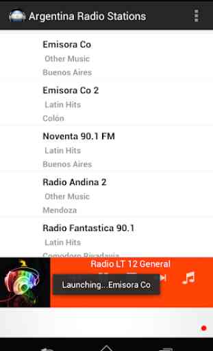 Emisoras de Radio Argentina 3
