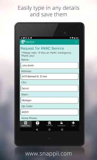 HVAC Service Request 2