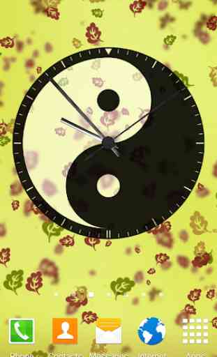 Yin Yang Clock Widget 1