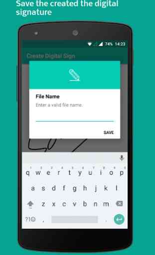 Digital Touch : Create colorful digital signature 4