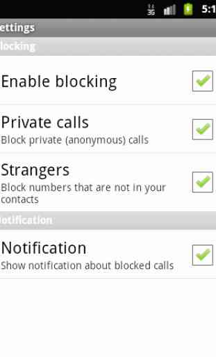 Simple Call Blocker Free 1