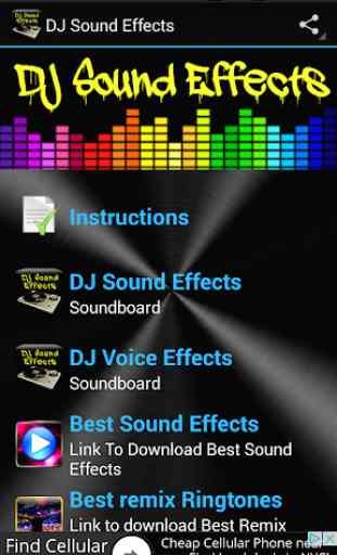Efectos de sonido DJ 1