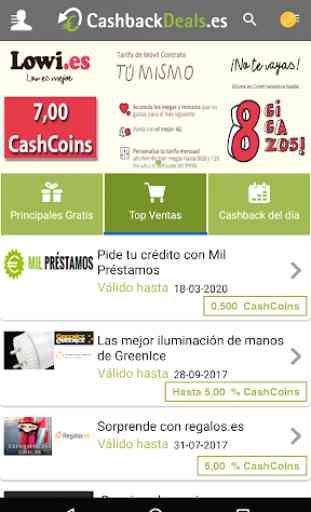 CashbackDeals.es 3