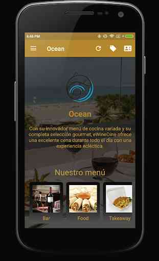 Restaurante de menú digital 2