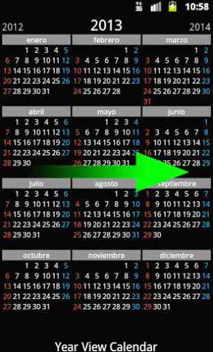 Year View Calendar & Widget 4