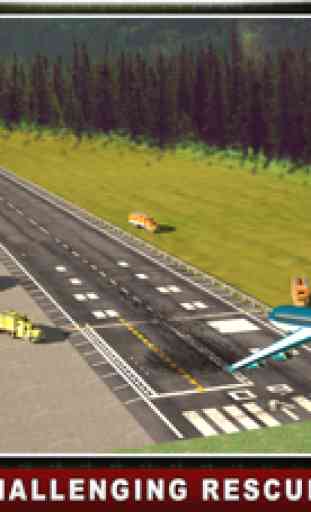 Aeropuerto de rescate de camiones Simuladores - grandes habilidades de conducción del campo de aviación virtuales en un entorno de tráfico 3D realista 3