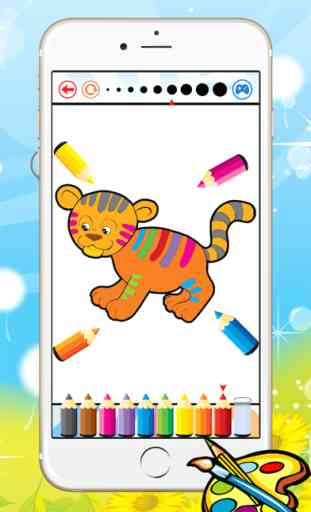 Animal Coloring Book Dibujo para el cabrito juego libre pintura y juegos de color de alta definición 3