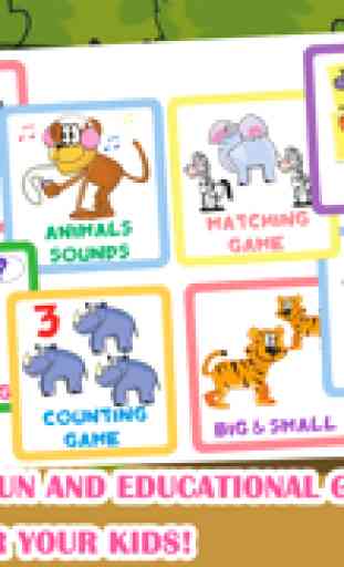Animales pequeños Preescolar LIBRE-All in 1 Educativos Rompecabezas Juegos para Niños 1