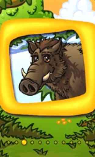 mi rompecabezas primer animal - los animales del bosque para bebés y niños (Animal shapes and forms children puzzle app for kindergarten kids and toddlers) 1