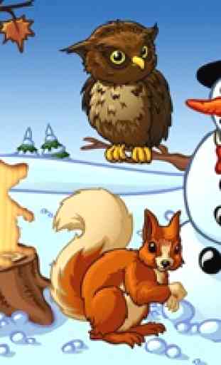 mi rompecabezas primer animal - los animales del bosque para bebés y niños (Animal shapes and forms children puzzle app for kindergarten kids and toddlers) 4