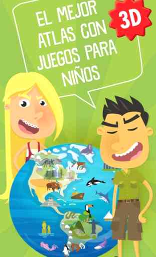 Atlas 3D Niños – Juegos para Aprender Geografía 1