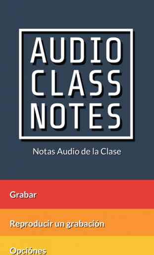Notas Audio de la Clase - Grabar, Compartir y Marcar Clases 1