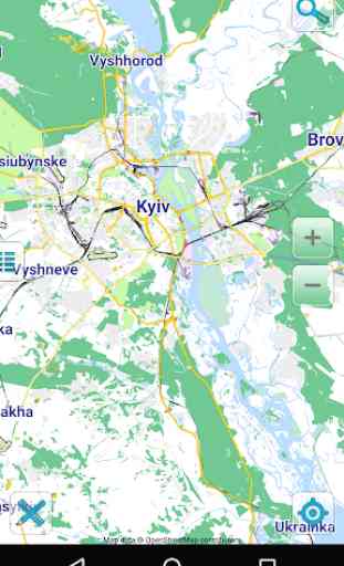 Map of Kiev offline 1