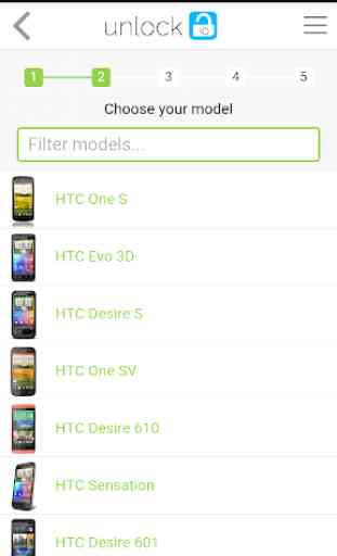 Desbloquear HTC por código 2