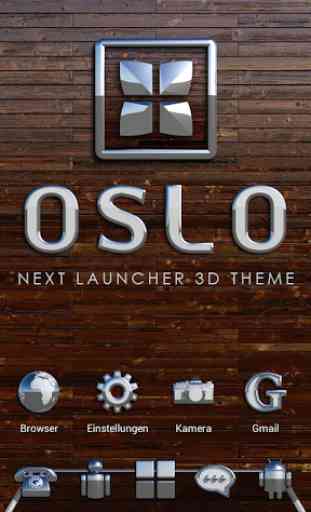 OSLO Next Launcher 3D Theme 1