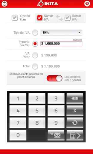 Calculadora IVA Chile - Lite 2