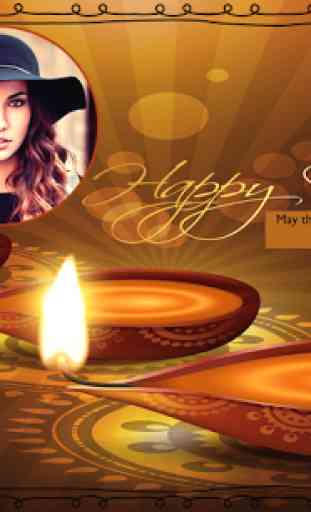 Diwali Photo Frame: Happy Diwali Wishes, Greetings 3