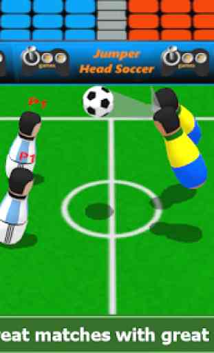 Jumper Head Soccer: Física 3D Fútbol 2