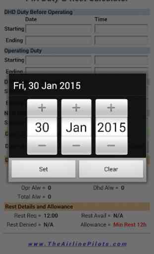 PIA Duty & Rest Calculator 2