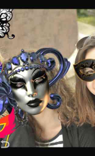 Pegatinas máscaras carnavales 1