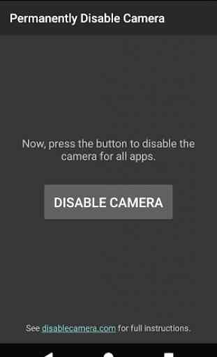 Permanently Disable Camera 2