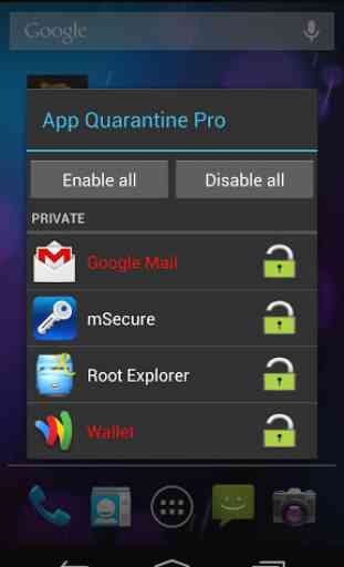 App Quarantine Pro ROOT/FREEZE 2