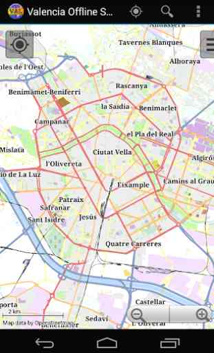Mapa offline de Valencia 2