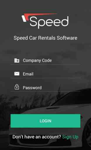Speed - Car Rental Software 1