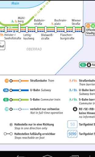 Frankfurt Transporte Mapa 2019 1