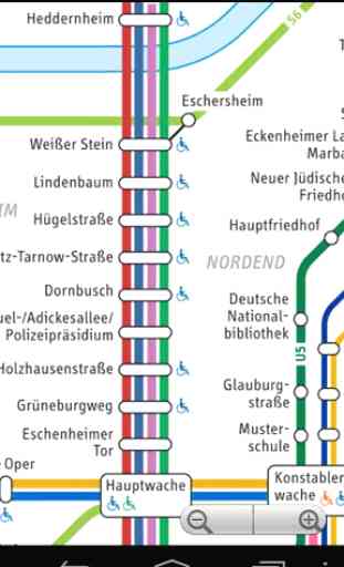 Frankfurt Transporte Mapa 2019 2