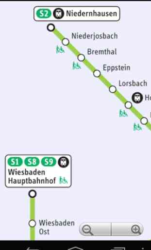 Frankfurt Transporte Mapa 2019 3