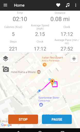 MyRunningApp GPS Running Bike 2