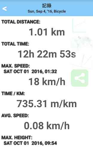 GPS App - velocidad distancia 4