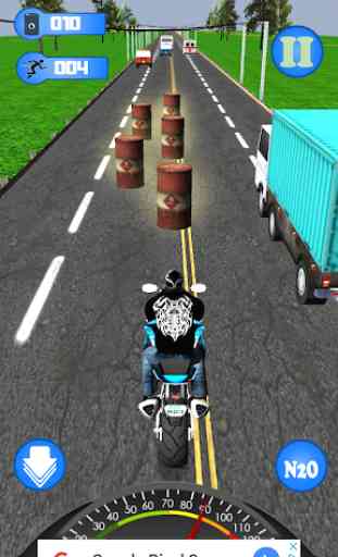 Highway Dash 3D - Speed ​​Street Bike Moto Racing 1