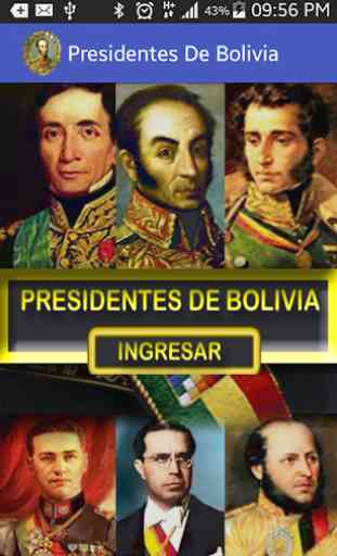 Presidentes De Bolivia 1