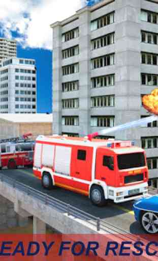 Rescate de emergencia de camiones de bomberos 1