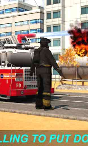 Rescate de emergencia de camiones de bomberos 3