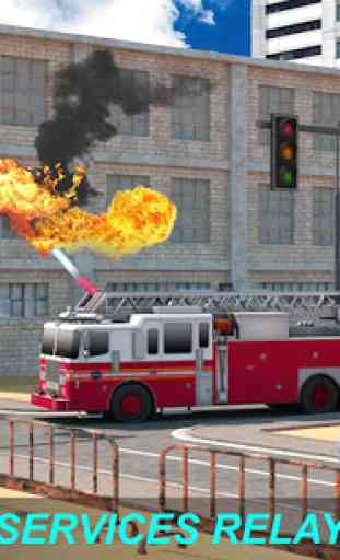 Rescate de emergencia de camiones de bomberos 4