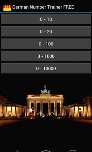 Números alemán gratis 1