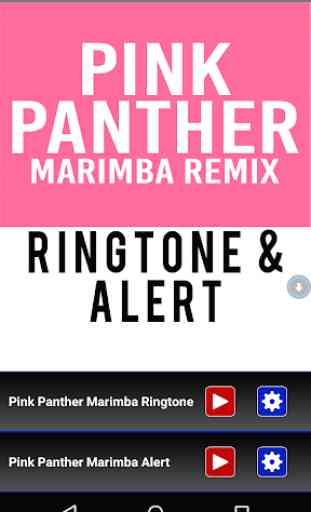 Pink Panther Marimba Ringtone 1