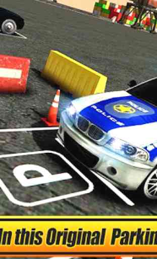Real Police Car Parking 3D Sim 1