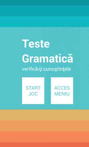 Teste de gramatică 1