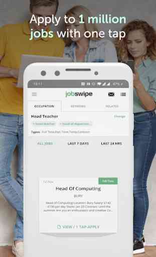 JobSwipe Job Search - 1 Million Jobs With One Tap 1