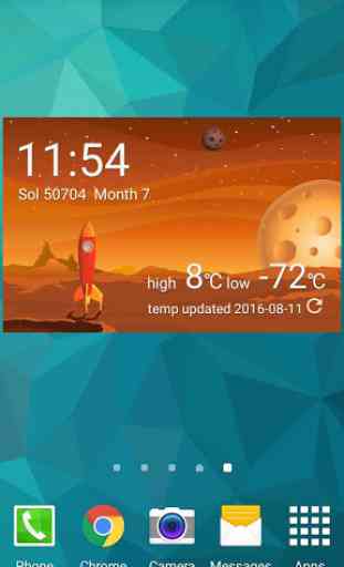 Mars Weather Widget 2