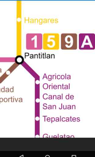 México mapa del metro 1