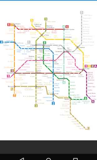 México mapa del metro 3