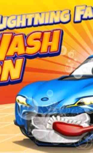 Awesome Lightning Fast Cars Wash and Auto Repair Spa Salon Game Free 1