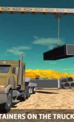 Constructor de puentes Construcción Conductor de camión 3D Simulador : Legendario Fuera del camino grúa excavadora 4