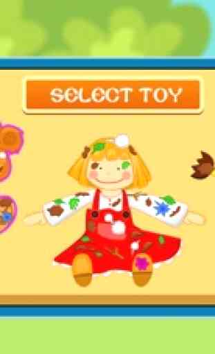 Muñecos de peluche de Belle reparar juguetes de hospital - (Happy Box) juegos para niños para las niñas 2